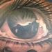Tattoos - Realisitc black and grey eye with filigree tattoo, Tim McEvoy Art Junkies Tattoos - 79919